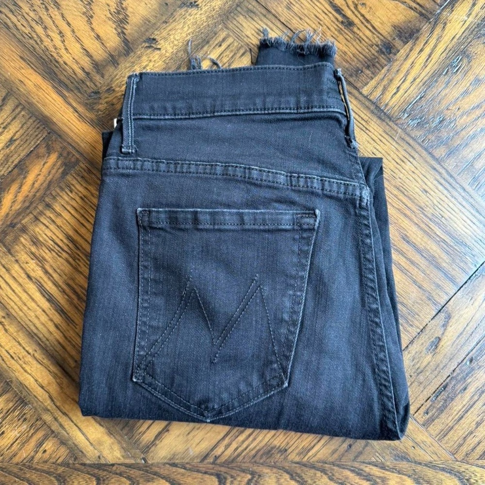 Mother black denim jeans, Size 27